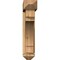 Ekena Millwork Merced Arts and Crafts Rough Sawn Bracket w/ Offset Brace, Western Red Cedar, 6"W x 28"D x 28"H BKT0604X28X28MRC03RWR - alternate 2